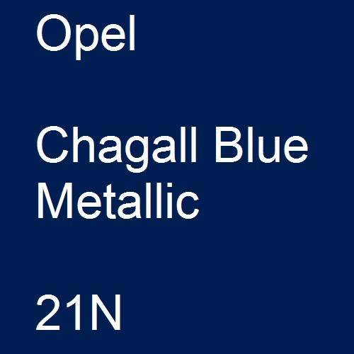 Opel, Chagall Blue Metallic, 21N.